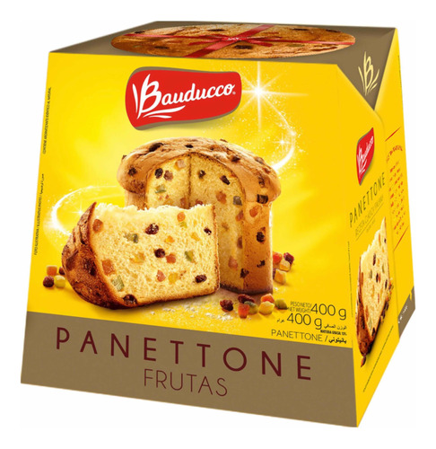 Panettone Bauducco - Frutas - 400 Gramos