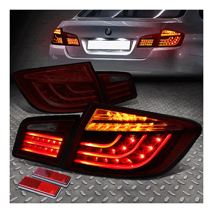 [lci Style Led]for 11-13 Bmw 5-series F10 Tail Light Br Spd1