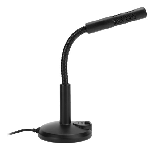 Microfone Usb Com Mangueira Ajustável Desktop Computer Pc Li