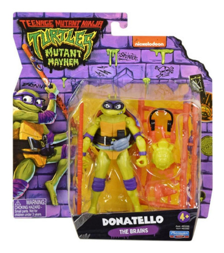 Tortugas Ninja Movie Donatello C/acc 10 Cm  83269 Srj