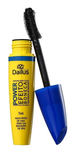 Imagem 2 de 2 de Máscara para cílios Dailus Power 7ml cor preto