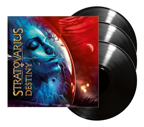 Lp Triplo Gatefold Stratovarius Destiny + Visions Of Destiny