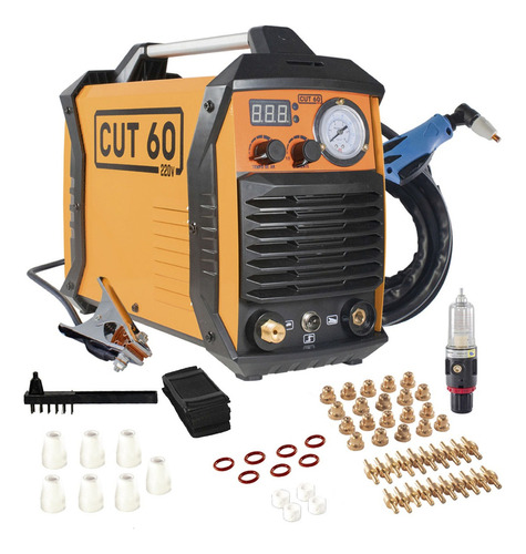 Máquina Corte Plasma Cut 60 220v + 58 Consumíveis (curtos)