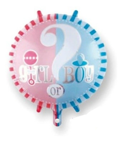 Globo Baby Shower Girl Or Boy 18 Pulgadas. Nacimiento. Party