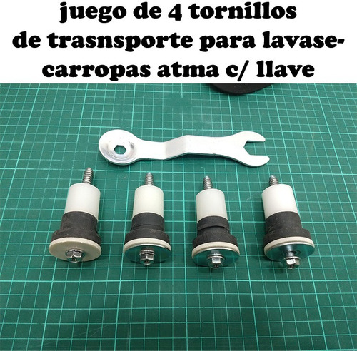 Tornillos De Transporte Para Lavasecarropas Atma