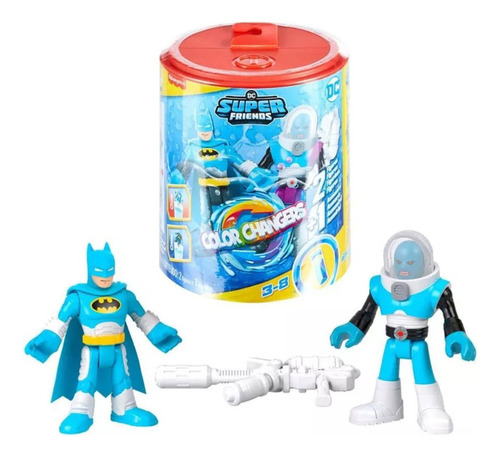 Imaginext Batman 2 Bonecos Batman E Mr. Freeze E 1 Acessório