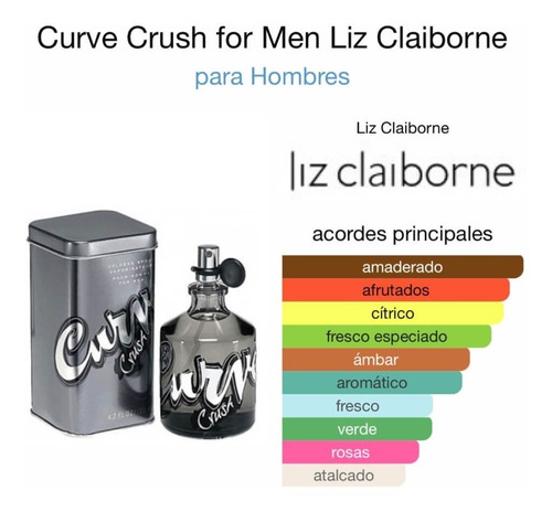 Liz Claiborne - Curve Crush 125 Ml Edc Spray Para Caballero