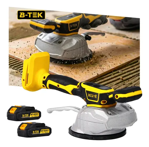 Máquina De Assentar Piso Porcelanato 21V B-TEK DZ-60 Profissional...