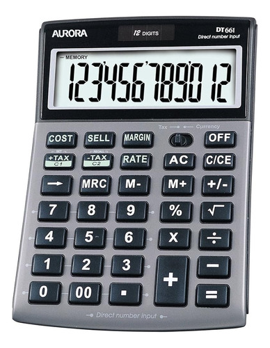 Calculadora Comercial Aurora Dt661 Con Margen De Venta De Co