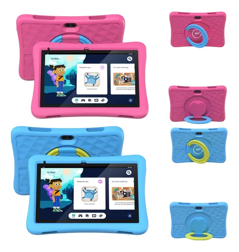 Tablet Para Niños 7 Pulgadas 3g De Ram 32gb Memoria Android Azul