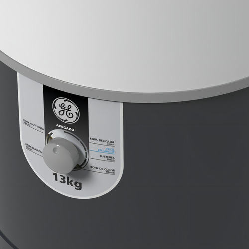 Lavadora semi-automática GE hasta 13kg color gris