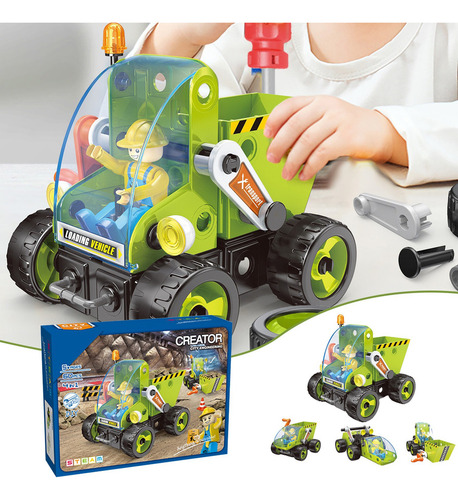 Modelo De Coche De Ingeniería De Coches De Juguete Para Niño
