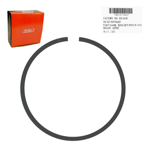 Imagen 4 de 8 de Anillos Std Aveo Corsa Cielo Lanos Nubira Motores 1.6 Orig