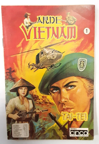 Arde Vietnam Revista # 1 / 1985 / Editora Cinco