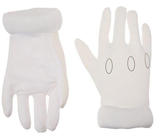 Guantes Blancos Talla Única Para Niños De Super Mario