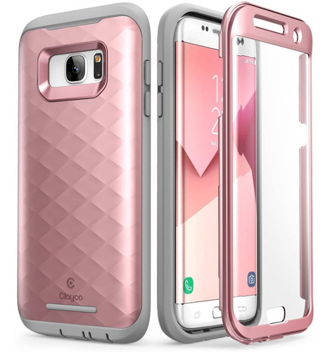 Funda Para Galaxy S7 Edge (color Rosa/marca Clayco)