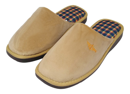 Imagen 1 de 5 de Pantufla Dockers Camel Cuadros Para Caballero