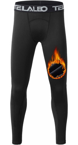 Boys Compression Pants Youth Thermal Fleece Base Layer Cold