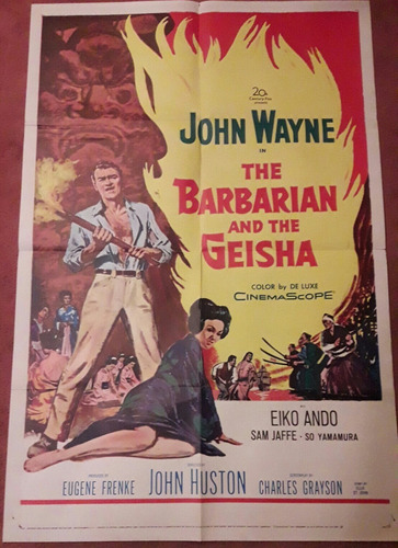 Afiches- El Barbaro  Y La  Geisha - John Wayne