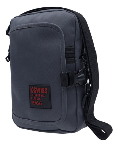 Mochila Messenger Casual K-swiss Albert Color Gris