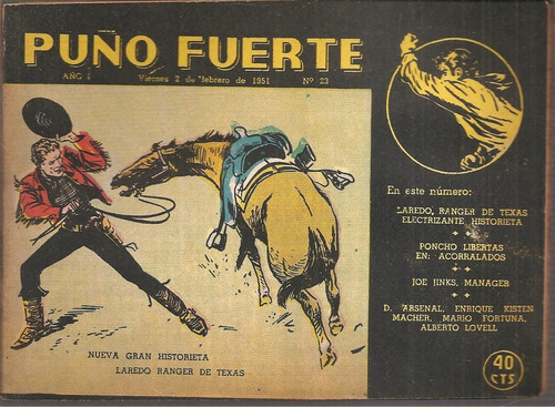 Revista Puño Fuerte Nº 23 Febrero 1951