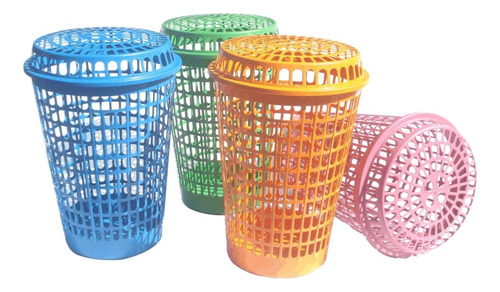 Cesta Calada Iris, Bote Para Ropa Colores Disponibles 20 Pza