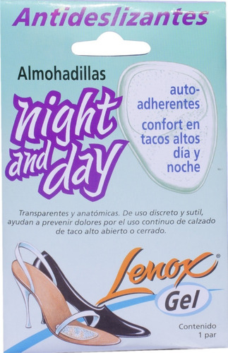 Almohadilla Antideslizante Night & Day Para Sandalias Lenox