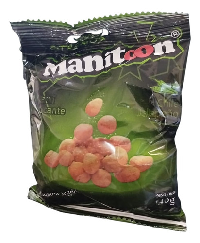Mani Japones Manitoon 140gr X6 Uni Sabor Chile Jalapeño