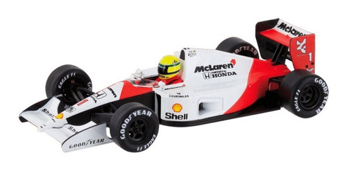 Miniatura Mclaren Mp4/6 1991 Ayrton Senna Escala 1/43 