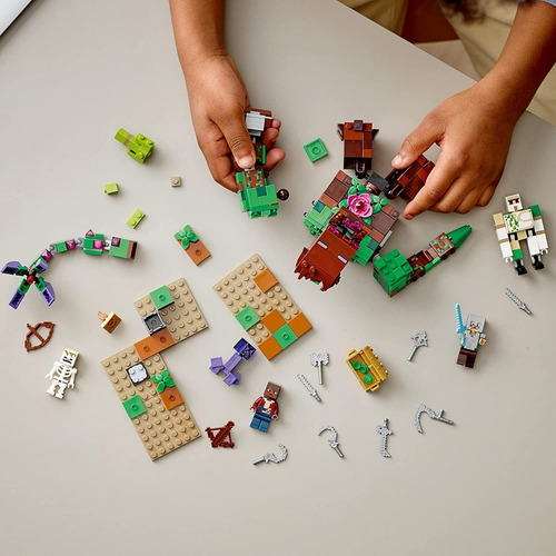 Imagen 4 de 10 de Lego Minecraft La Abominación De La Jungla 489 Pcs Bentancor