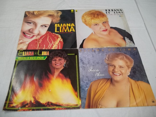 Lp Vinil - Eliana De Lima - 4 Discos