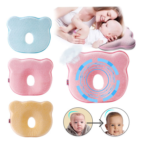 Almohada Cojín Para Bebe Anti-plagiocefalia 