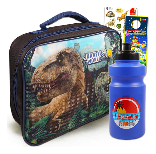 Jurassic World Lunch Box For Boys Set - Jurassic Dvptj