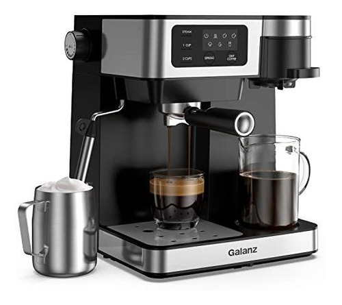 Maquina De Espresso Con Bomba 2 En 1 Galanz