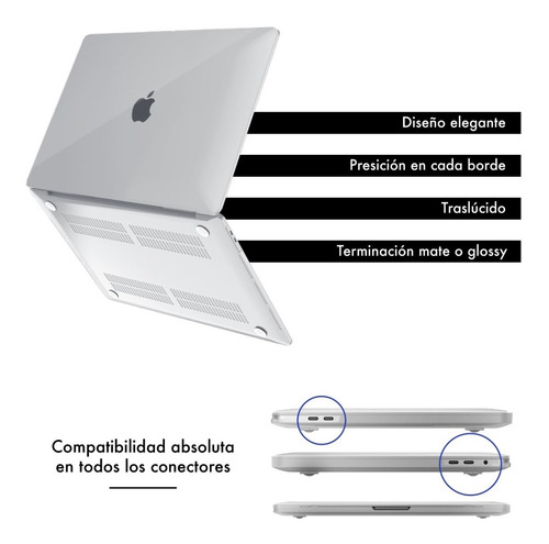 Imagen 6 de 10 de Protector Acrílico Compatible Macbook Pro 13 Pulgadas A2338