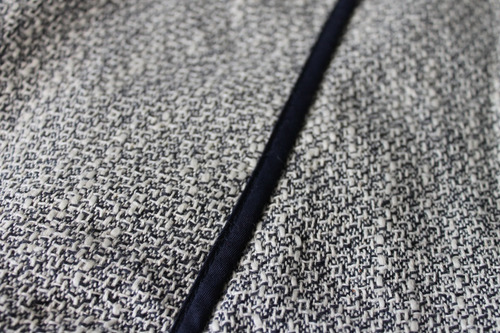 Mini Falda Asos Luxe Boucle Azul Marino 42