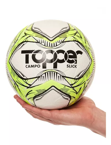 Bola De Futsal Slick 2020 Amarelo + Preto Topper