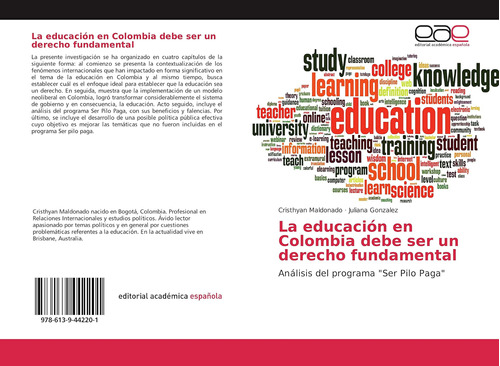Libro: La Educación Colombia Debe Ser Un Derecho Fundamen