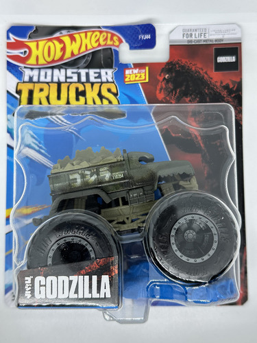 Hot Wheels Monster Trucks - Godzilla - Estuche C / 3  - Env.