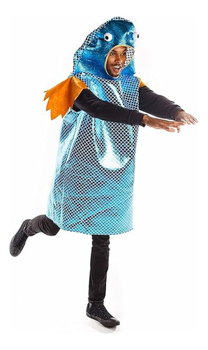 Fish Disfraz Halloween Divertido Traje Pescado Talla Unica U