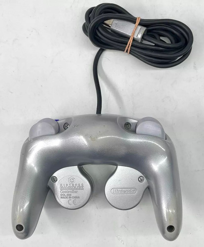 Control Color Plateado Nintendo Gamecube Retromx (Usado)