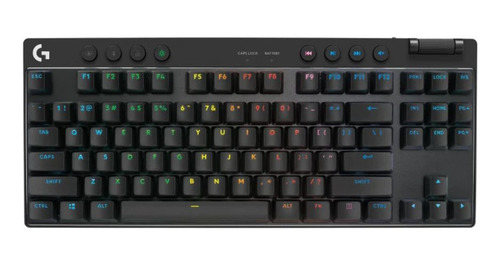 Teclado Logitech G Pro X Tkl Lightspeed Switch Brown - Negro