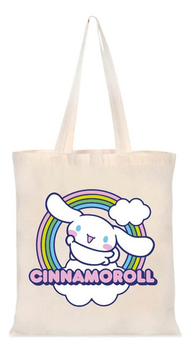 Bolso Totebag Cinamonroll Amigos Hello Kitty  35 X 40 Cm