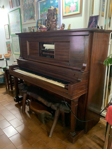Imagen 4 de 7 de Pianola Funcional, En Perfecto Estado Con 64 Rollos, Única