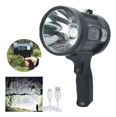 Lámpara Solar Holofote Linterna De Mano Led Spot De 90000 Lú