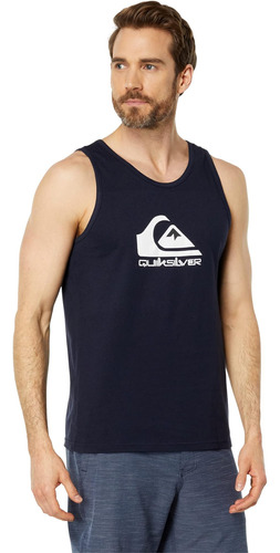 Quiksilver Polera Sin Mangas Con Logo Para Hombre, Blazer 