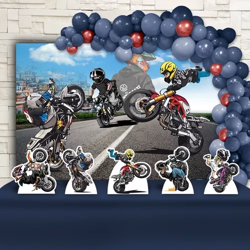 Enfeite Decoração Moto Trilha Trilheiro Motocross 15 x 17cm