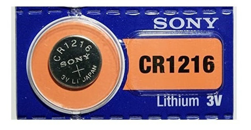 5 Pilas 1216 Sony Cr1216 Litio 3v Boton Dr1216 Bateria Reloj