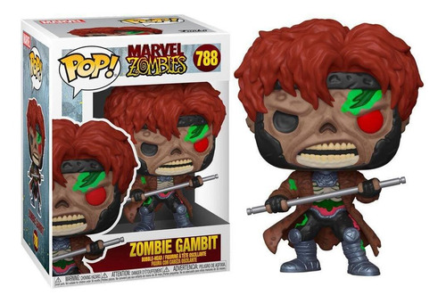 Boneco Funko Pop Marvel Zombies Zombie Gambit 788