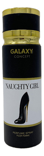 Perfume Body Spray Galaxy Concept Naughty Girl 200 Ml Mujer